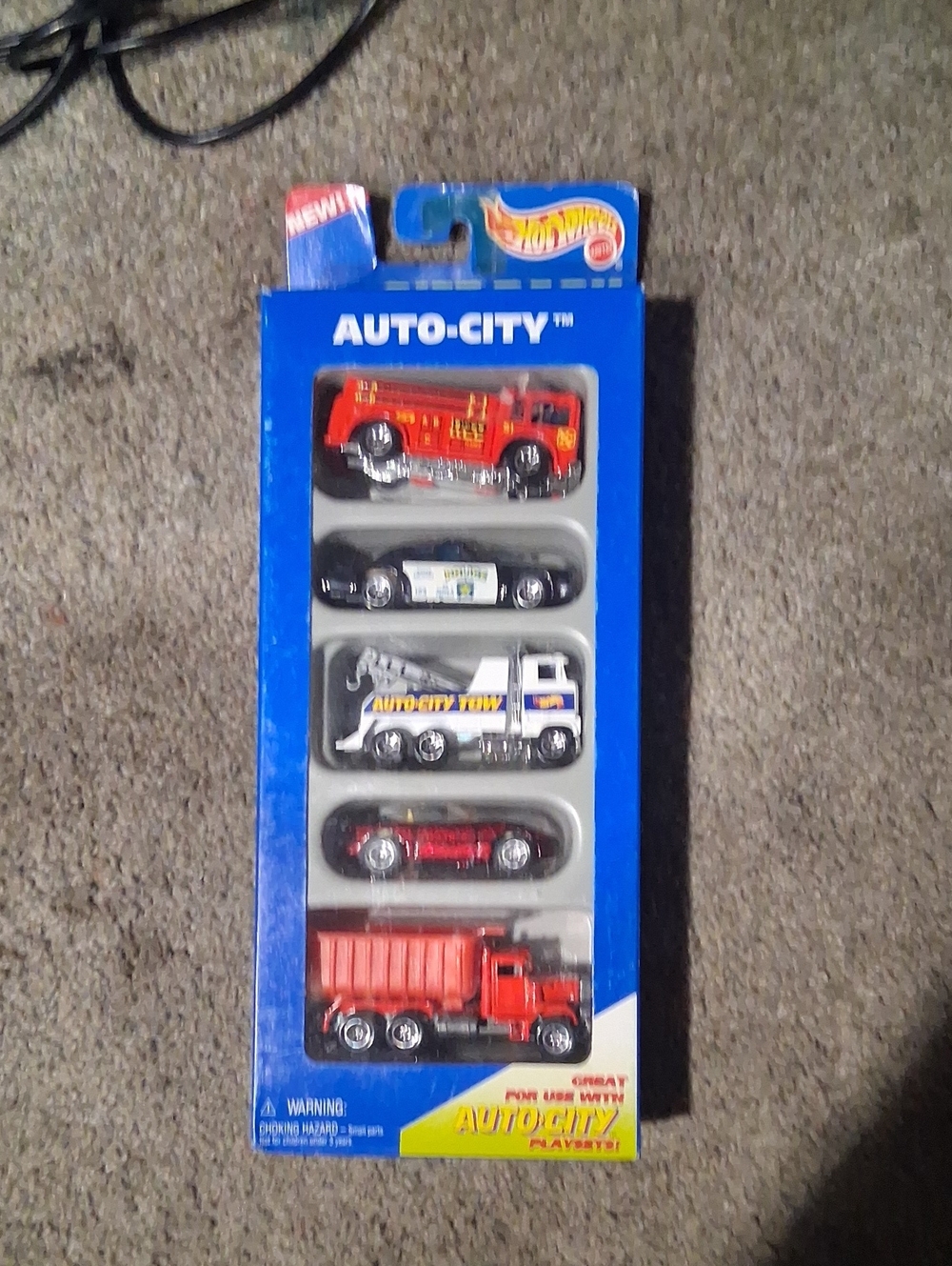 Auto-City Kids Toy Vehicle Pack - Red & Black Assortment